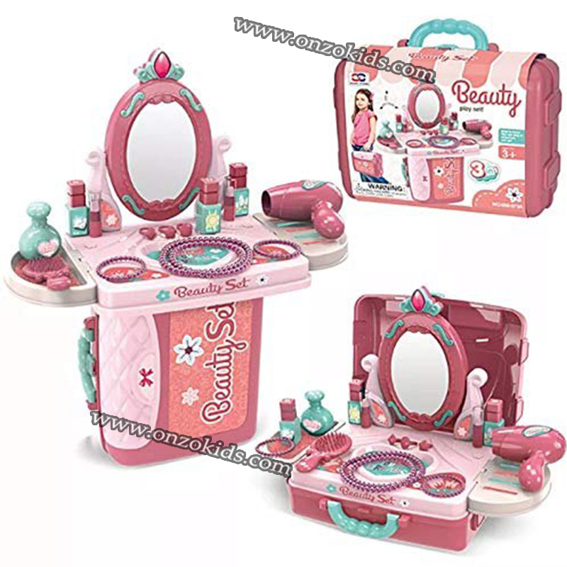 Valise de jeu de beauté 3 en 1 pour enfants – Image 2