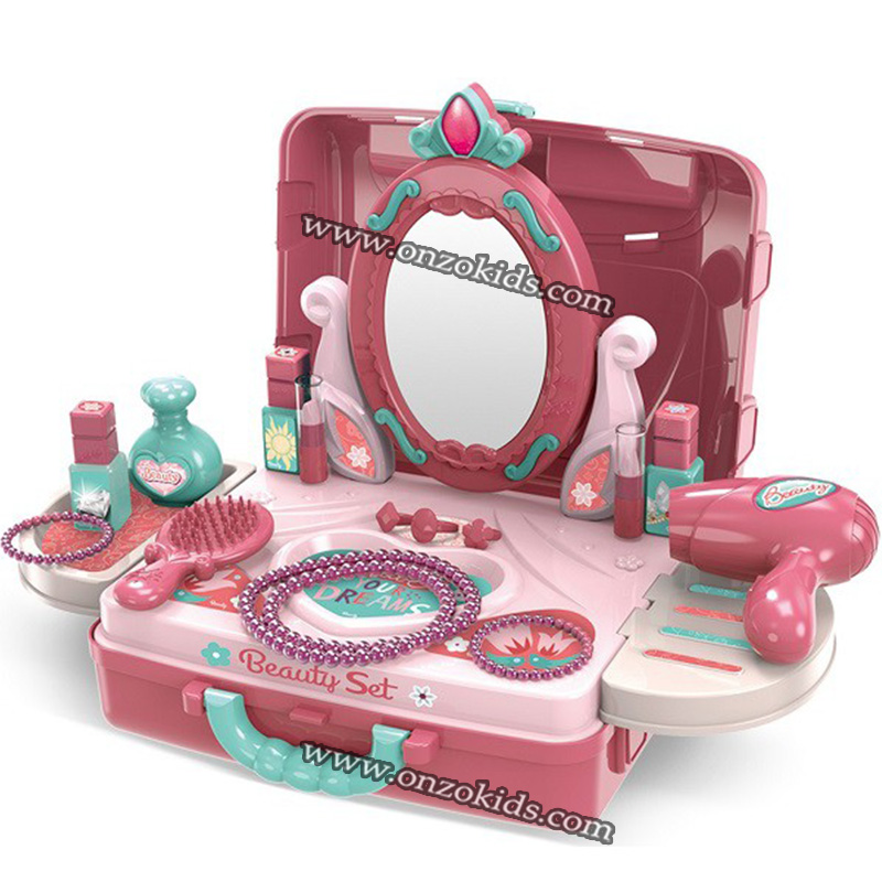 Valise de jeu de beauté 3 en 1 pour enfants – Image 4