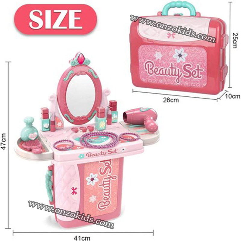 Valise de jeu de beauté 3 en 1 pour enfants – Image 6
