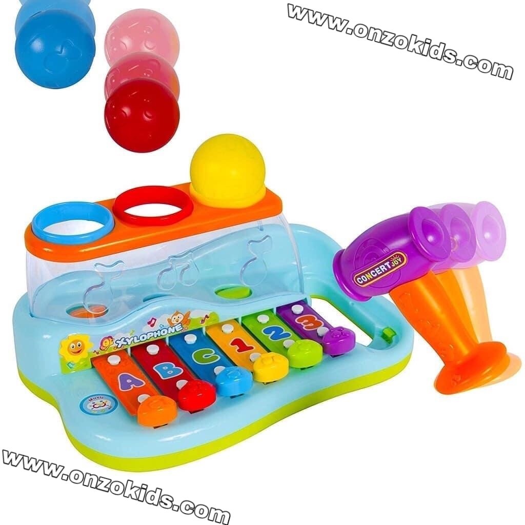 Jouet éducatif musical en forme de xylophone - Hola – Image 2