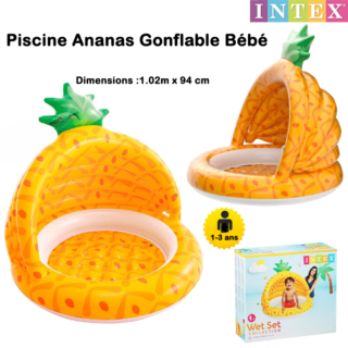 Piscine Ananas Gonflable Bébé | INTEX