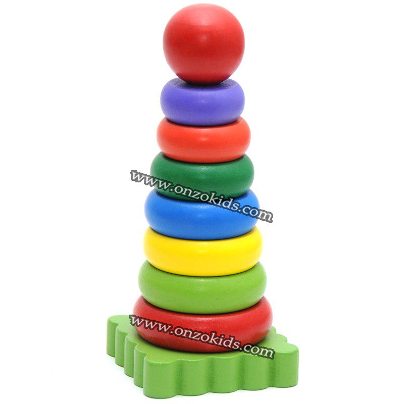 Tour de pile arc-en-ciel pour enfants – Image 8