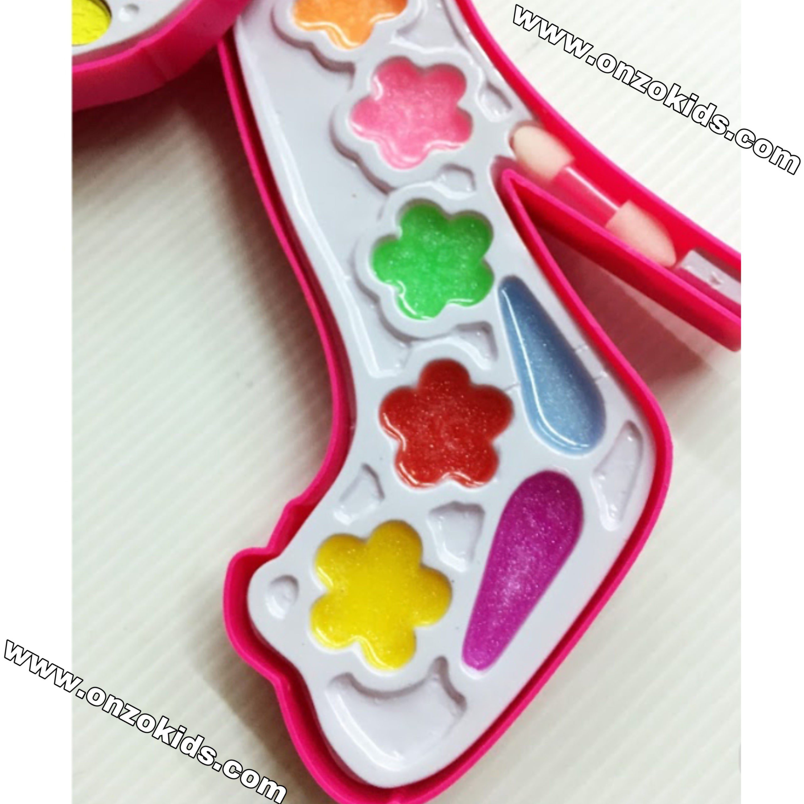 Pallette de maquillage Frozen en forme de chaussures pour fillettes – Image 2
