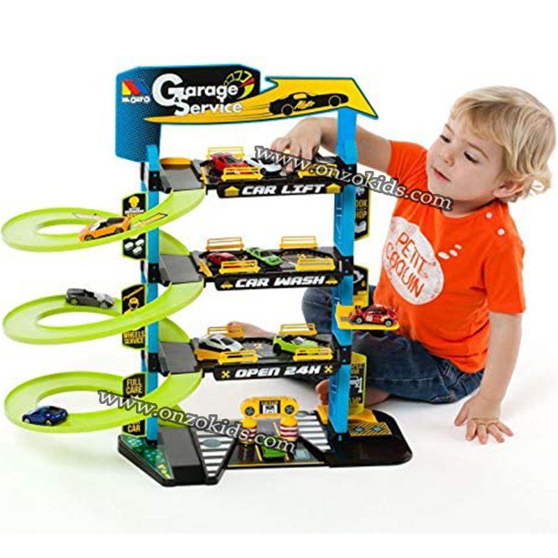 Circuit de voiture, Parking, Garage 4 étages + compléments