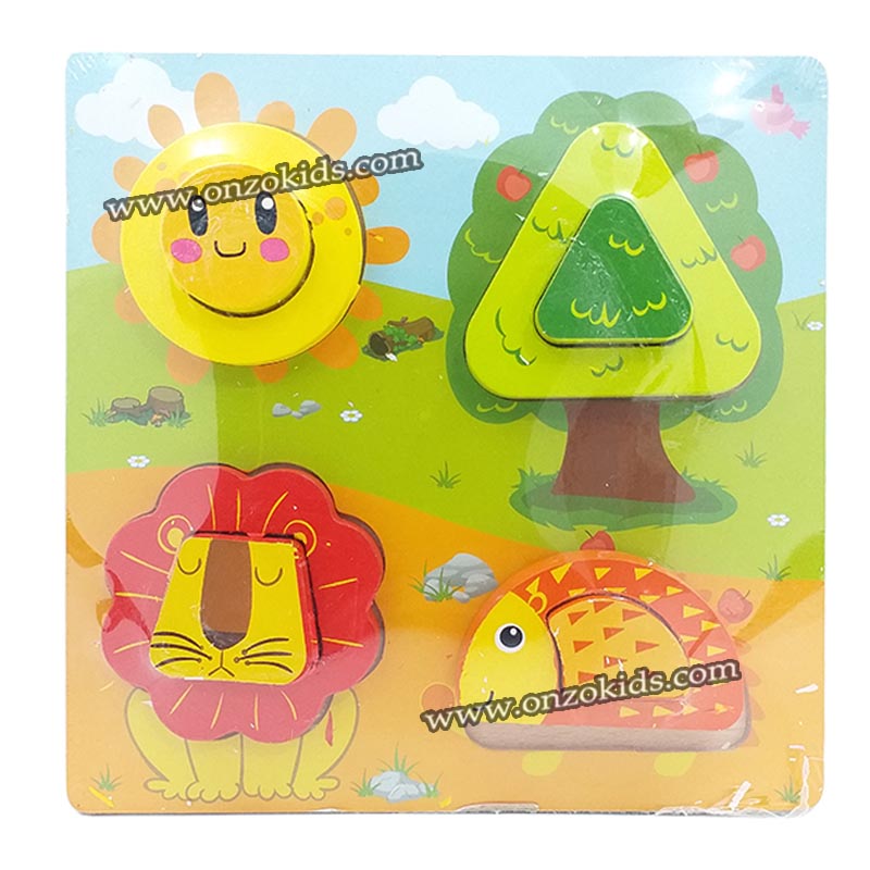 Jouet puzzle éducatif en bois