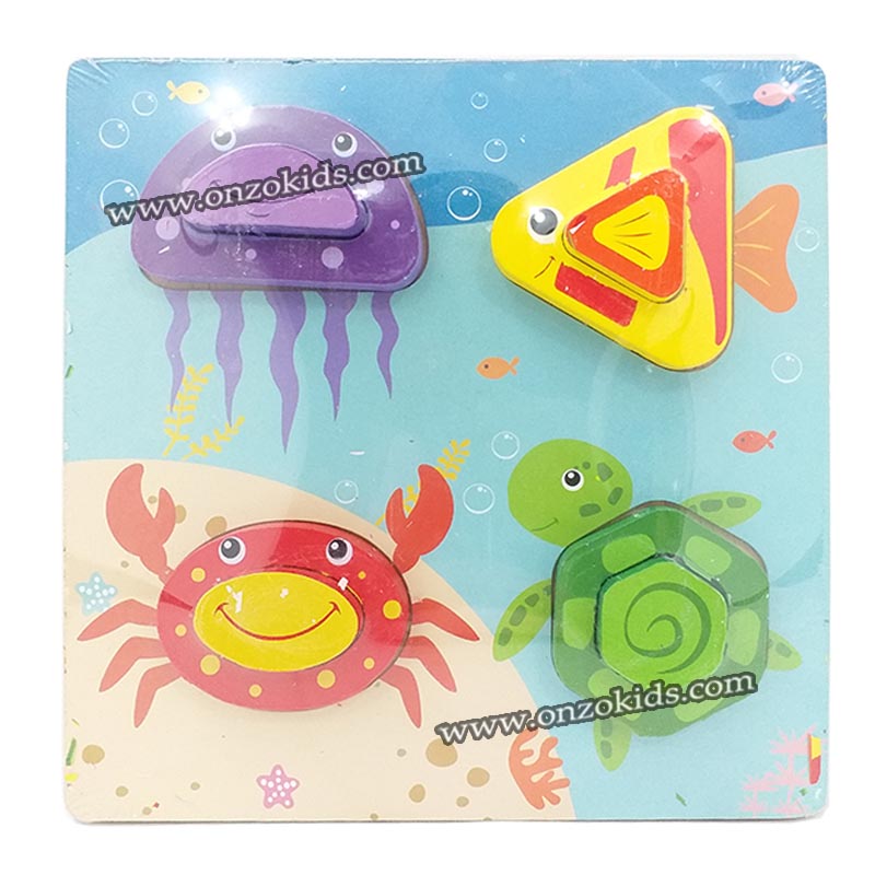 Jouet puzzle éducatif en bois – Image 2