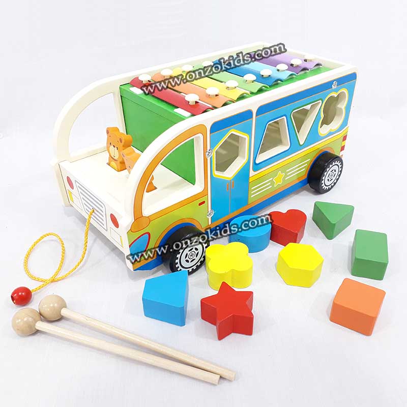 Bus de percussion en bois