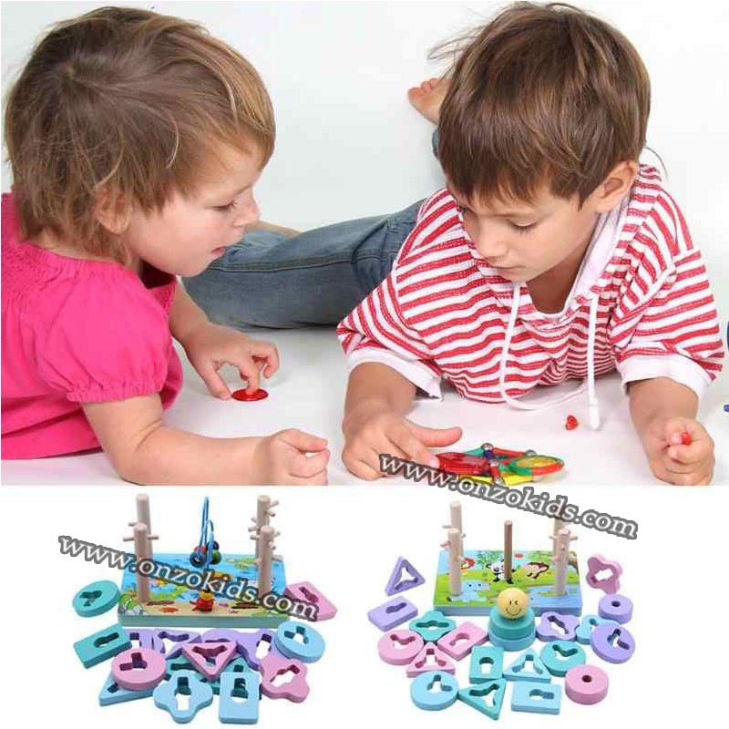 Trieuse de formes géométriques | Empilable multifonction – Image 2