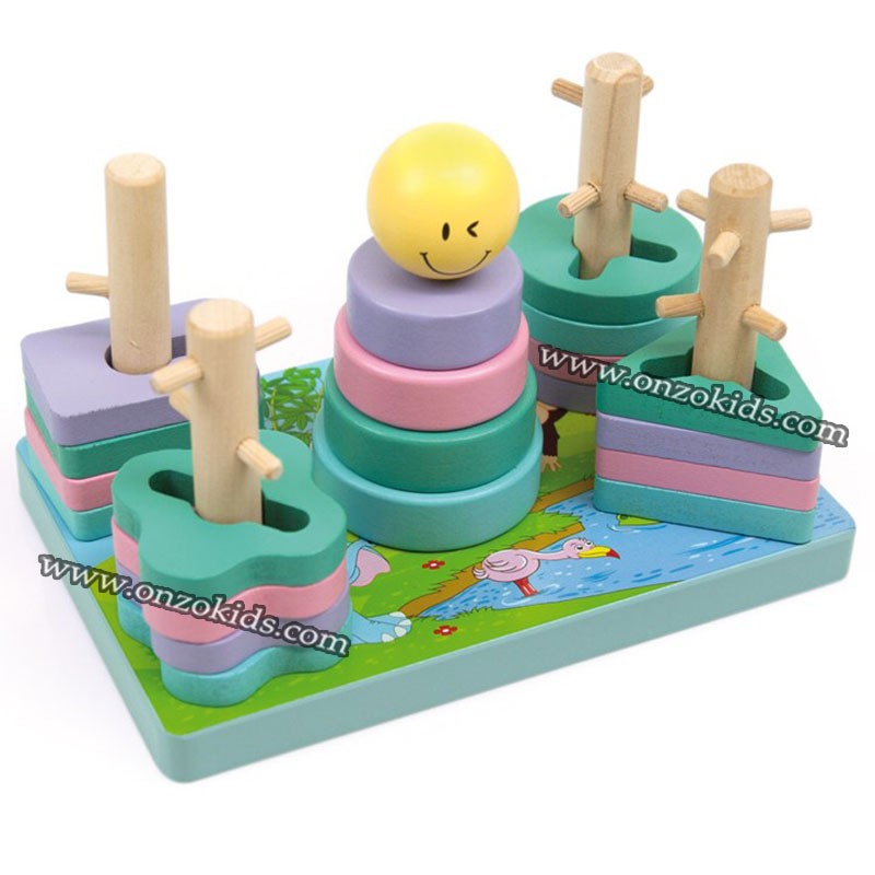 Trieuse de formes géométriques | Empilable multifonction – Image 4