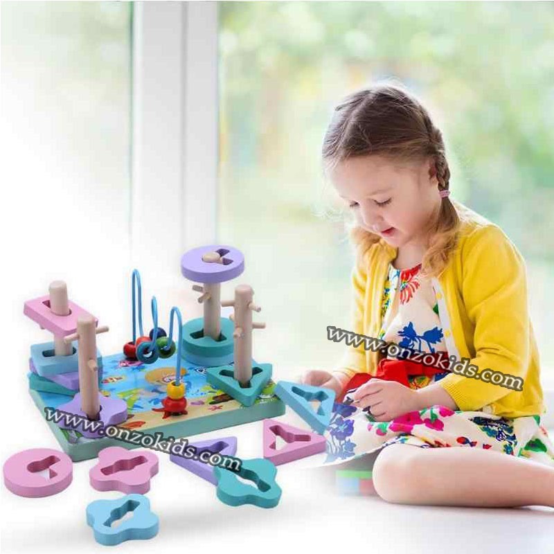 Trieuse de formes géométriques | Empilable multifonction – Image 3