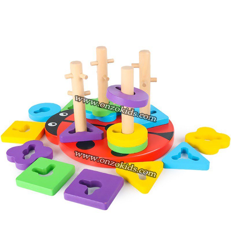 Puzzle géométrique en bois – Image 9