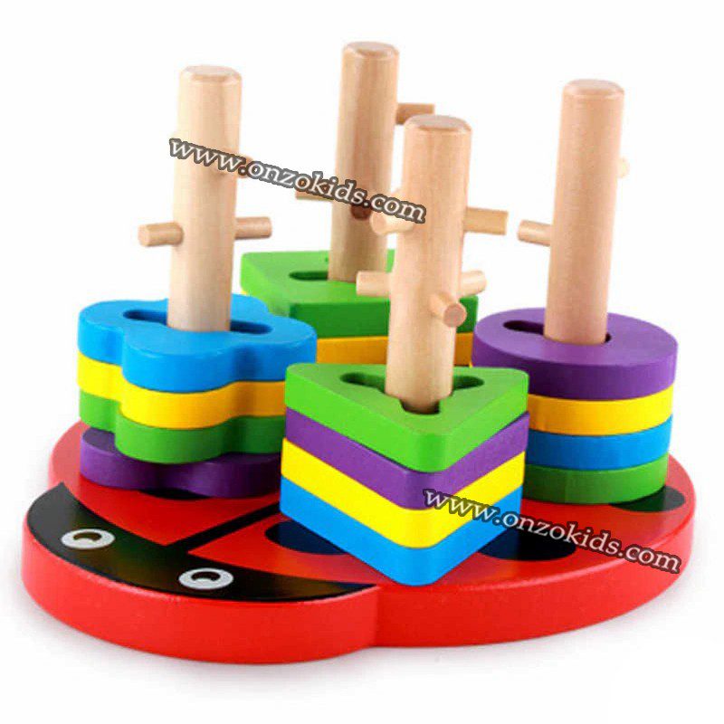 Puzzle géométrique en bois – Image 5