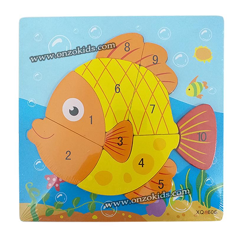 Jouet puzzle éducatif en bois – Image 2