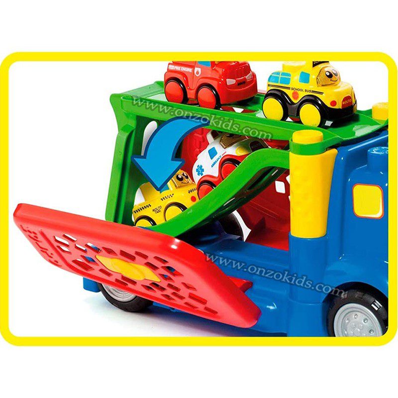 Camion porte voitures avec Blocs de Construction - Molto – Image 6