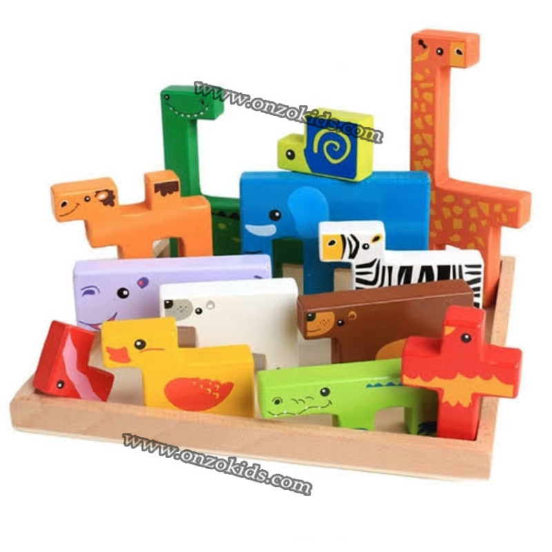 Puzzle animalier créatif Jeux pour bébé – Image 6