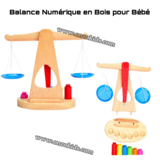 Balance Numérique en Bois pour Bébé