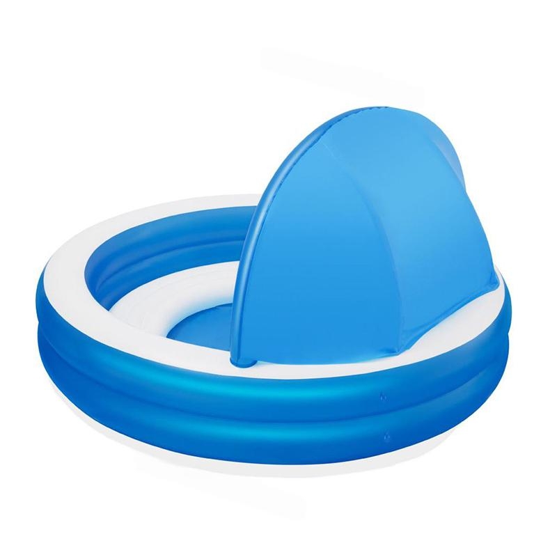 Piscine familiale avec parasol 241 x 140 cm-Bestway – Image 3