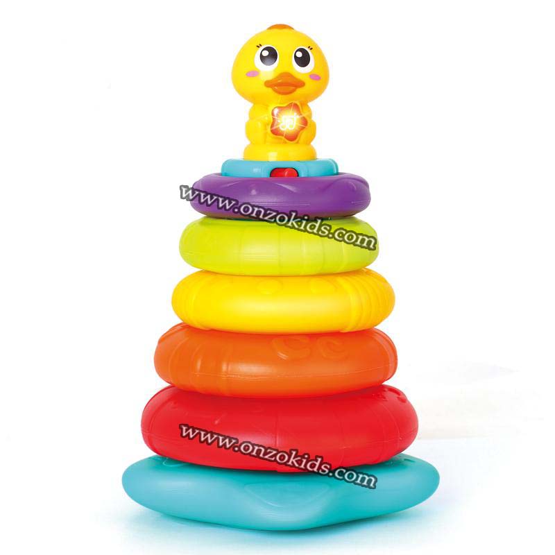 Canard avec anneaux à empiler - Hola – Image 4