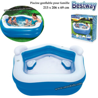 Piscine gonflable pour famille 213 x 206 x 69 cm -Bestway