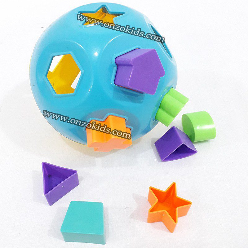 Trieur De Forme Ballon avec 12 blocs de 10 formes