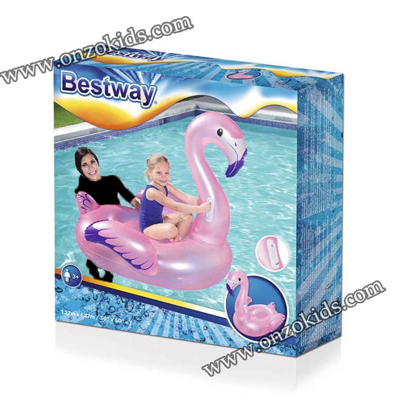Bouée gonflable Flamant Rose 127 x 127 cm - Bestway – Image 8