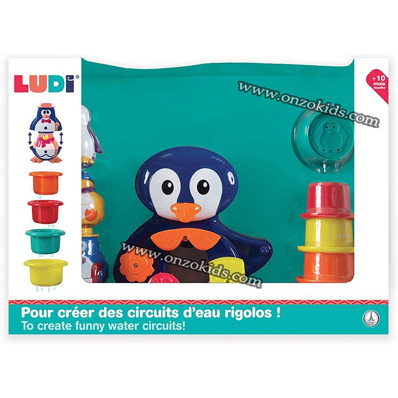 Coffret de Jeux d’eau pour Le Bain Pingouin -LUDI – Image 8