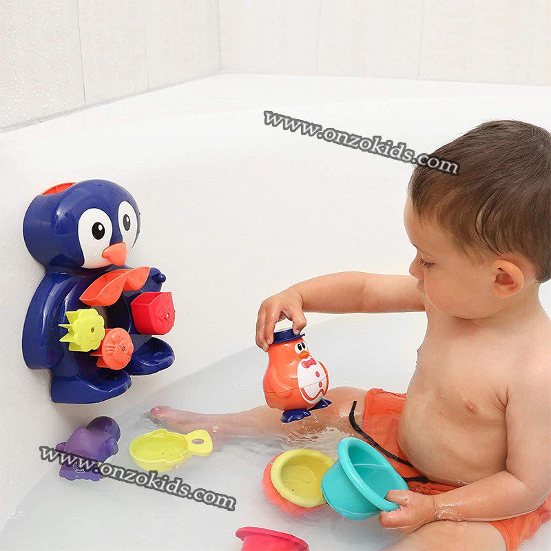 Coffret de Jeux d’eau pour Le Bain Pingouin -LUDI