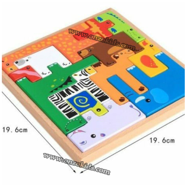 Puzzle animalier créatif Jeux pour bébé – Image 5
