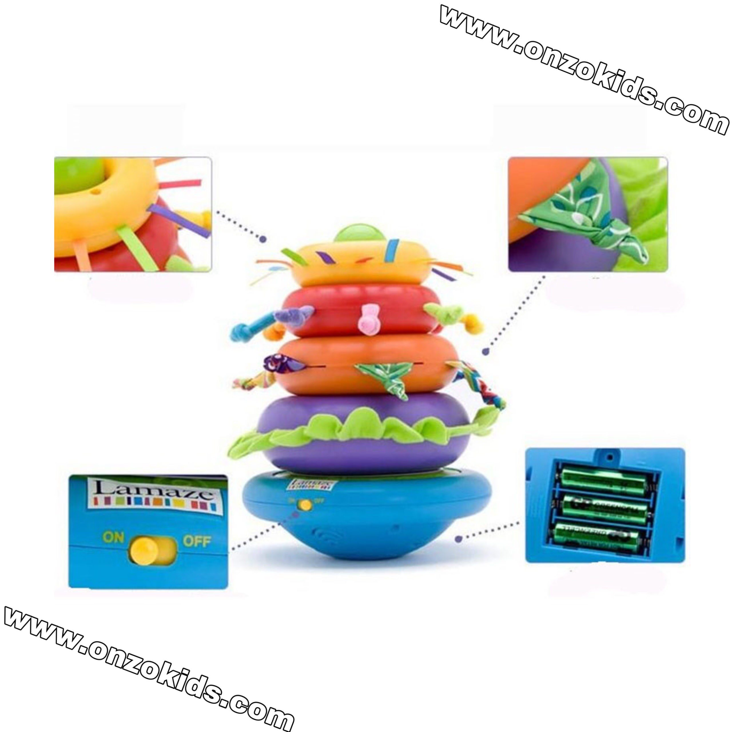 PIRAMIDE INTERACTIVE LAMAZE AVEC SONS ET MOUVEMENT – Image 5