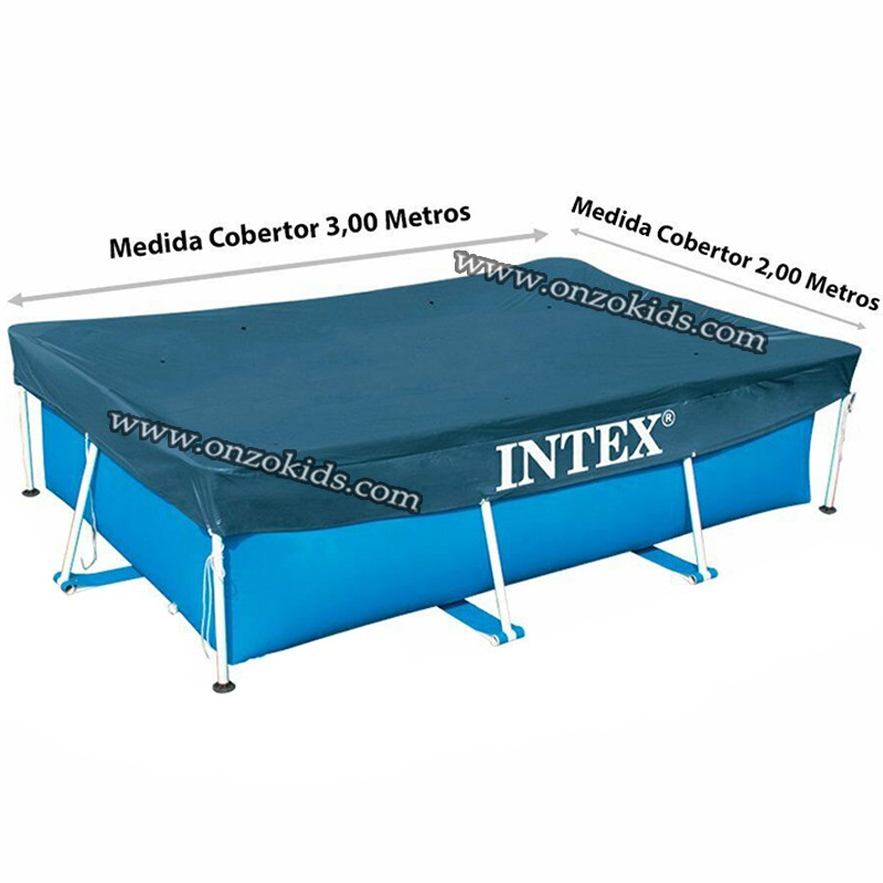 Bâche pour piscine rectangulaire 3 x 2 m - Intex – Image 3