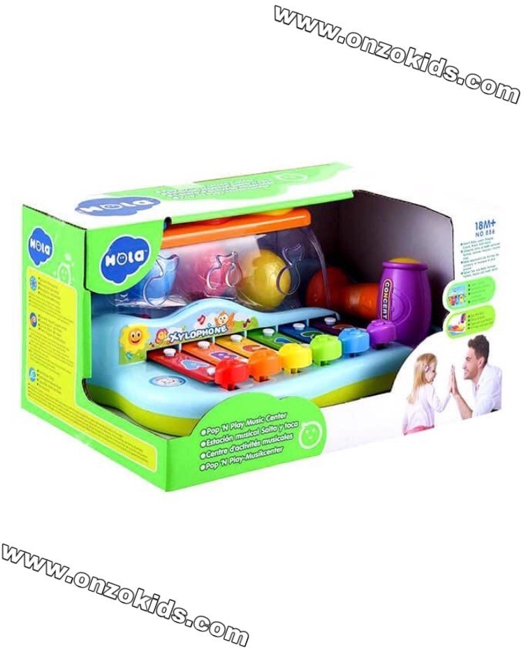 Jouet éducatif musical en forme de xylophone - Hola – Image 4