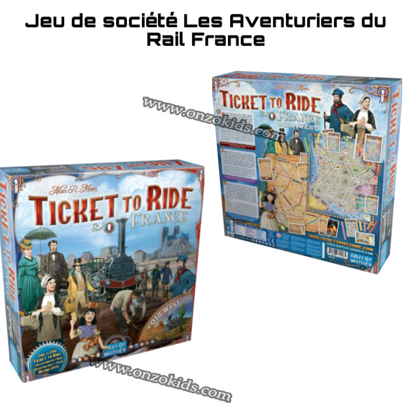 Jeu de société Les Aventuriers du Rail France (Ticket To Ride)