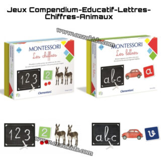 Jeux éducatifs Montessori Compendium chiffres 3-6 ans - Clementoni