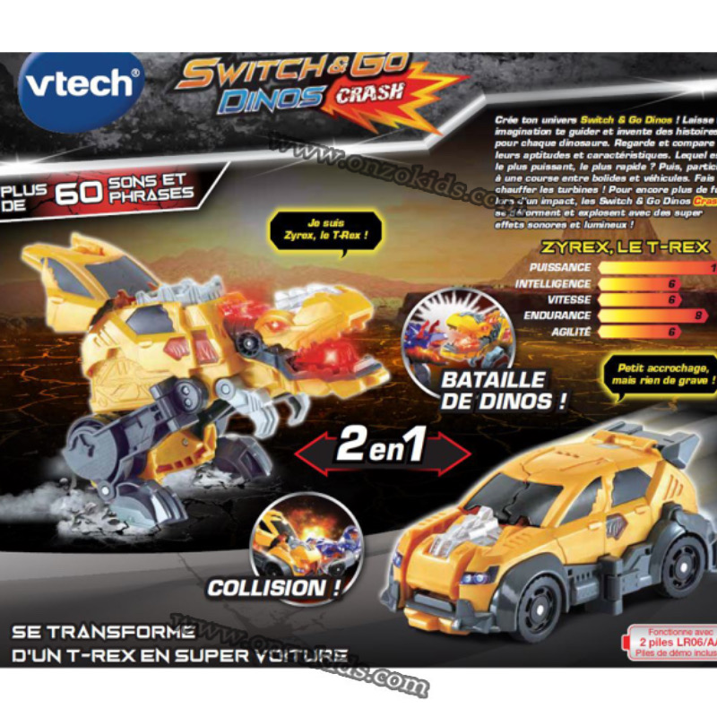 Vtech Switch & Go Dinos écrase le T-Rex – Image 5