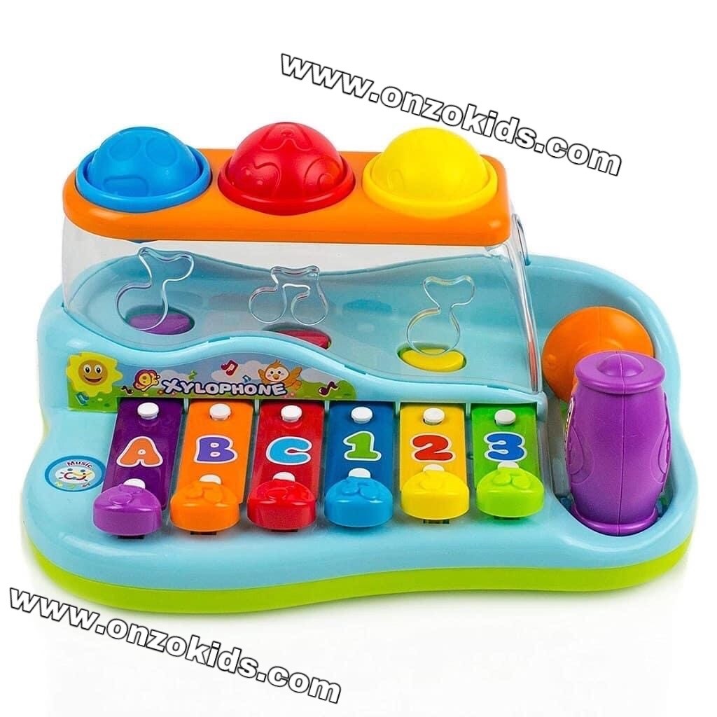 Jouet éducatif musical en forme de xylophone - Hola