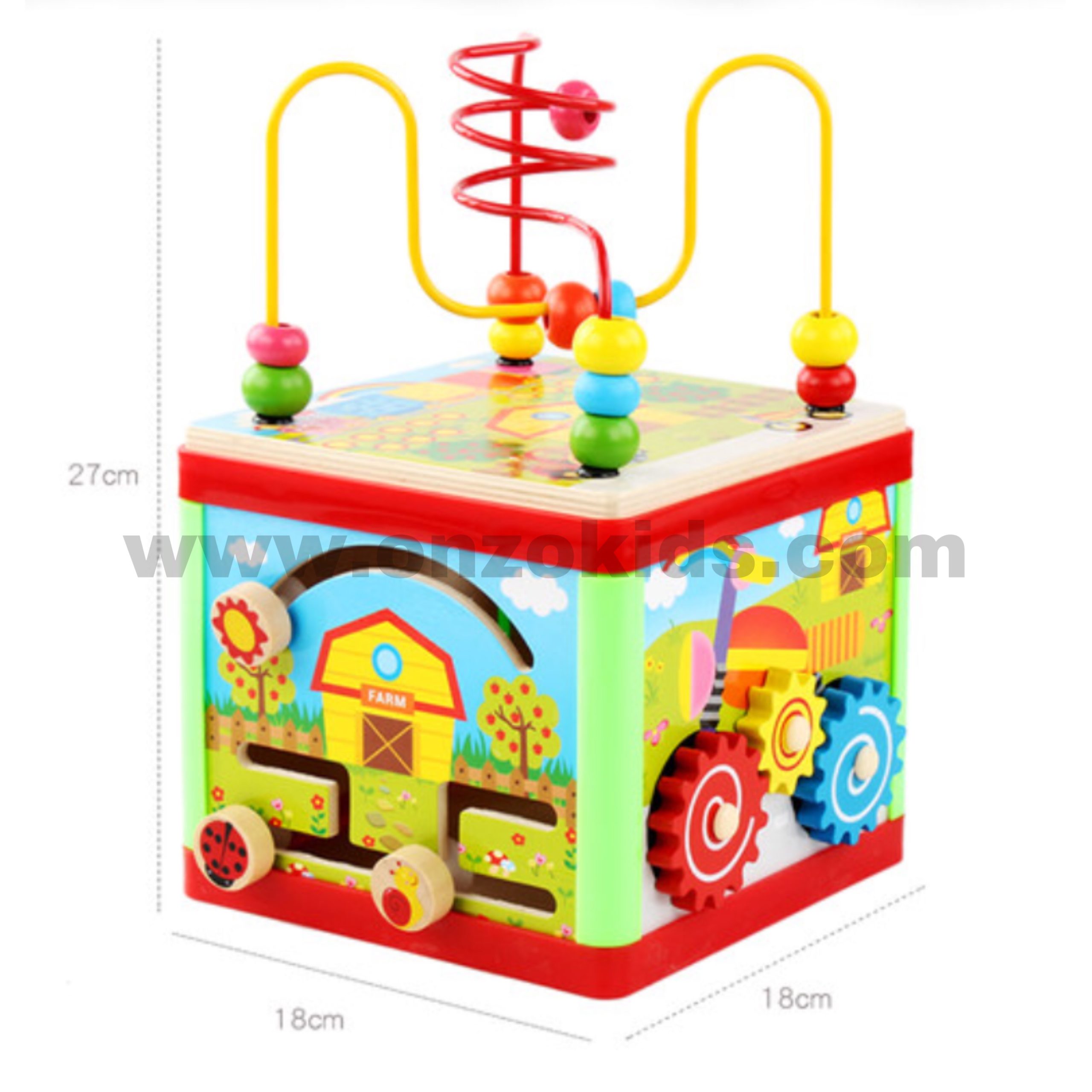 Jeux pour enfants coffre au trésor en bois – Image 3