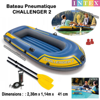 Bateau Pneumatique Gonflable  CHALLENGER 2 - INTEX