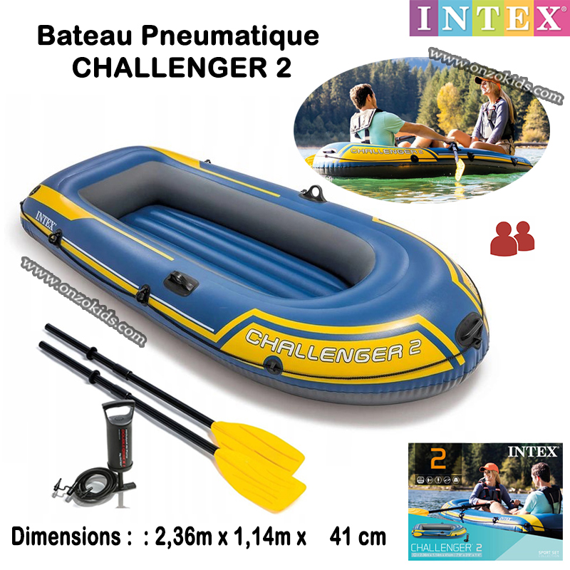 Bateau Pneumatique Gonflable CHALLENGER 2 - INTEX