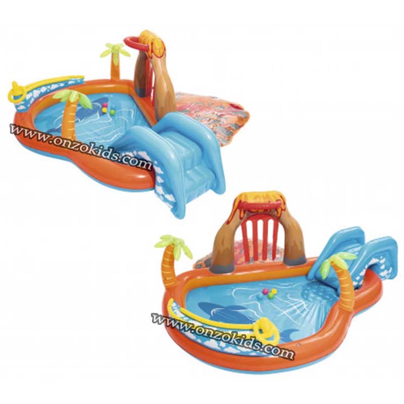 Piscine avec Toboggan 265×265×104 cm -Bestway – Image 5