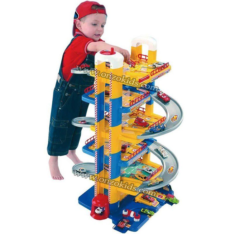 Circuit et Parking Garage Voiture pour enfants 6 étages | MOLTO