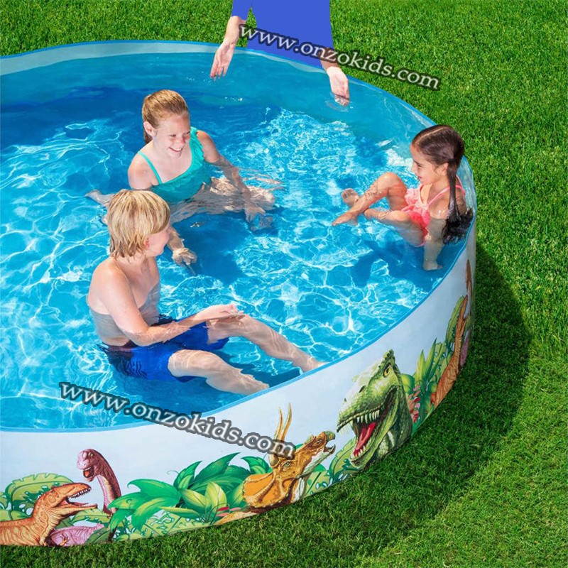 Piscine rigide Dinosaure Fill'N Fun 244 x 46 cm - Bestway – Image 2
