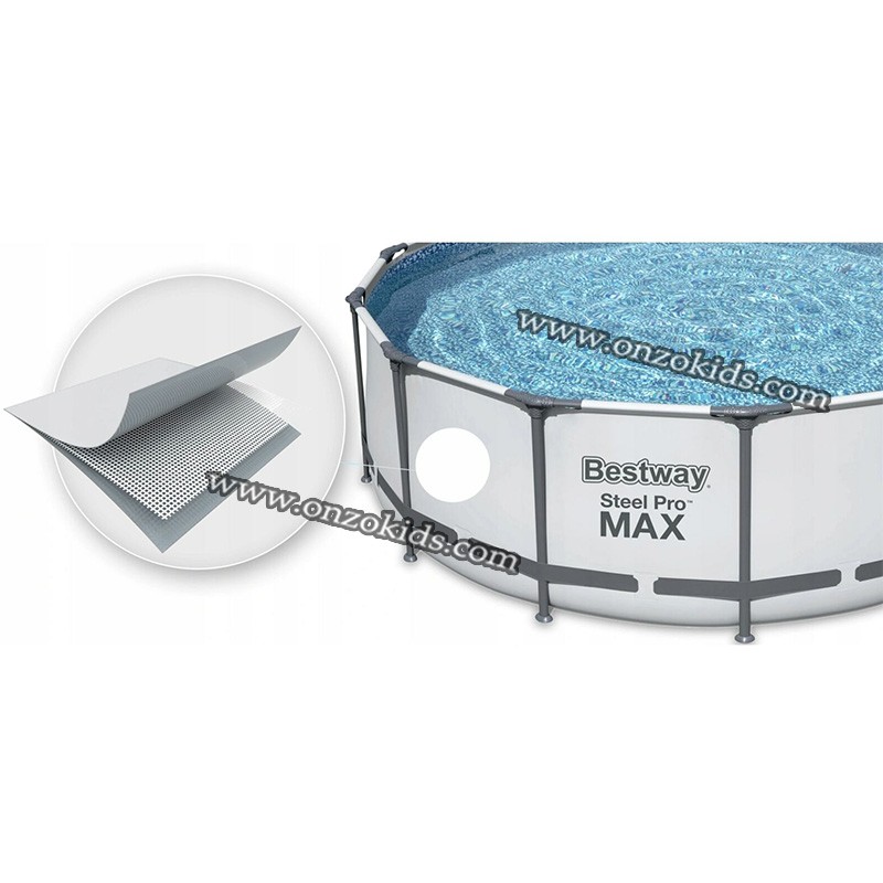 Piscine Hors-Sol Ronde Steel Pro Max avec moteur 305×76 Cm -Bestway – Image 3