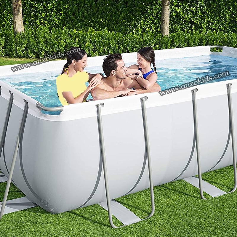 Piscine Power Steel Rectangulaire Tubes acier 404 x 201 x 100 cm -Bestway – Image 4