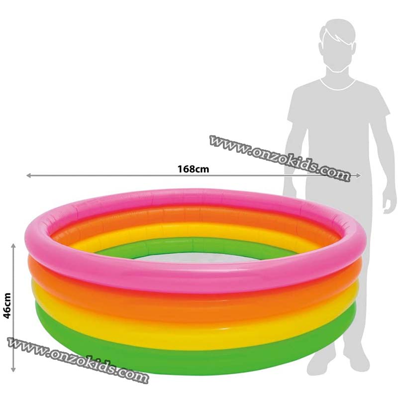 Piscine Sunset Glow 168 × 46 cm - INTEX – Image 3