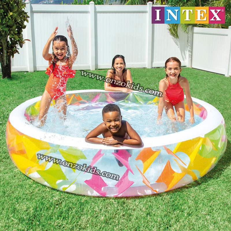 Super piscine Croisillons spacieuse 229 x 56 cm