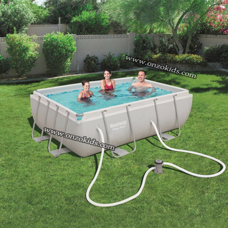 Piscine hors sol cadre en acier Rectangulaire 282 x 196 x 84 cm - Bestway – Image 4