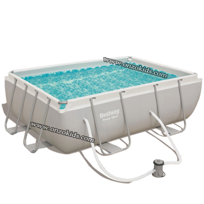 Piscine hors sol cadre en acier Rectangulaire 282 x 196 x 84 cm - Bestway – Image 3