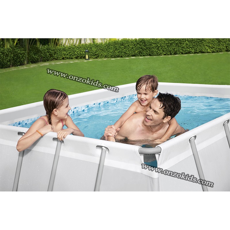 Piscine hors sol cadre en acier Rectangulaire 282 x 196 x 84 cm - Bestway – Image 7
