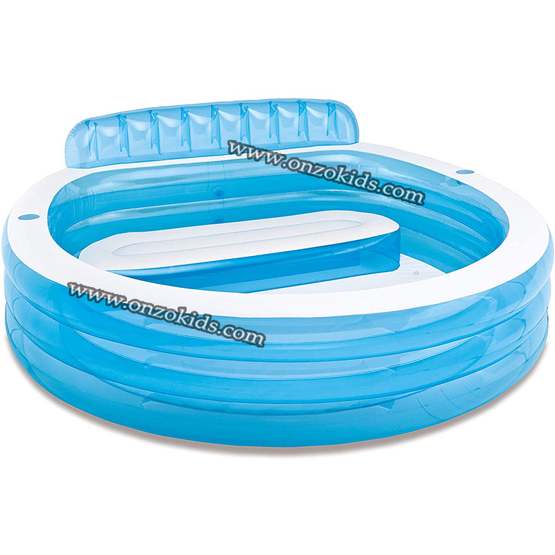 Piscine familiale avec fauteuil Swim Center Family 224 x 216 x 76 cm - INTEX – Image 2