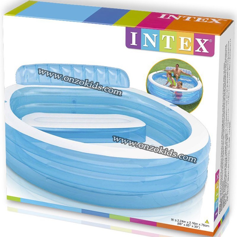 Piscine familiale avec fauteuil Swim Center Family 224 x 216 x 76 cm - INTEX – Image 5